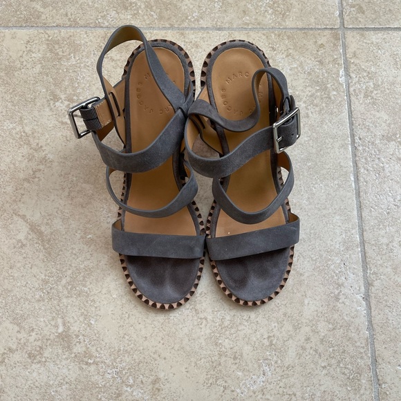 MARC JACOBS SUEDE SANDALS 6.5size - Picture 1 of 6